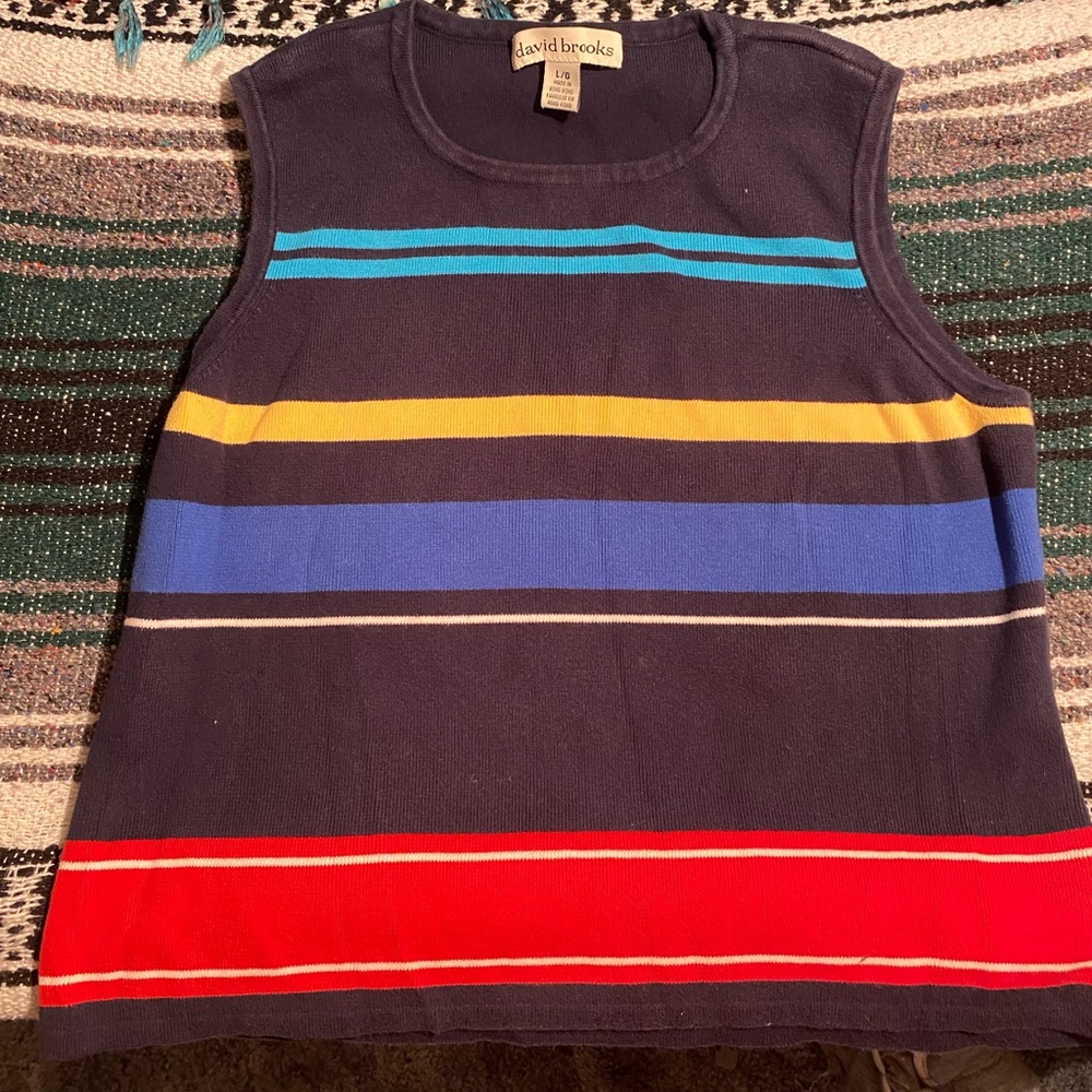 Stripped Tank Top
